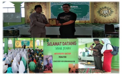 MTsN 1 Batam Mengadakan Self Motivation Training for High Junior Class VII & Parenting