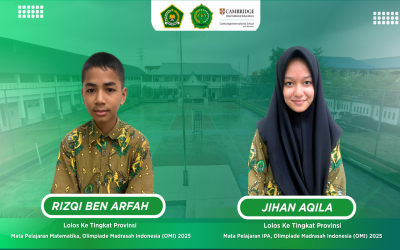 Peserta Didik Madrasah Berprestasi: Jihan Aqila Dan Rizqi Ben Arfah Lolos Ke Tingkat Provinsi OMI 2025